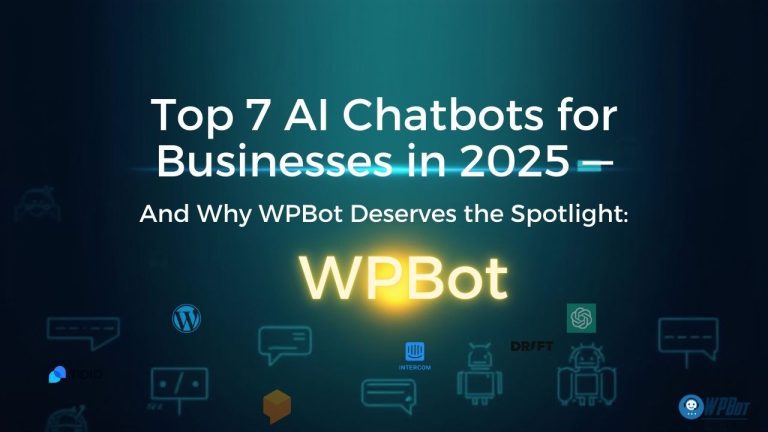 Top 7 AI Chatbots for Businesses in 2025 — And Why WPBot Deserves the Spotlight