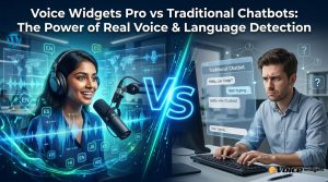 Voice Widgets Pro vs Traditional Chatbots: The Power of Language Detection