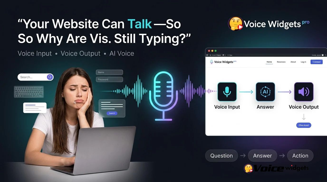Your Website Can Talk—So Why Are Visitors Still Typing? The Voice AI Conversion Gap Explained